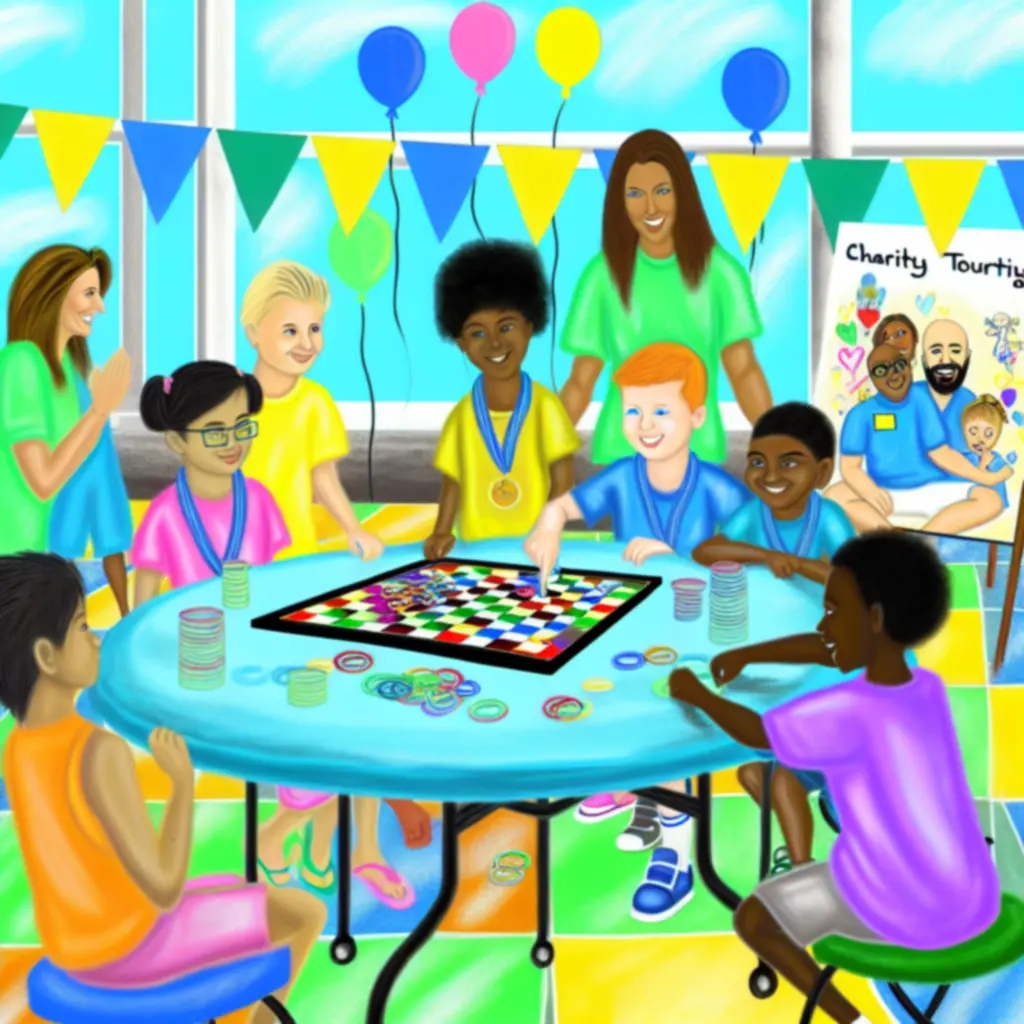 Turniej charytatywny gier planszowych z udziałem dzieci