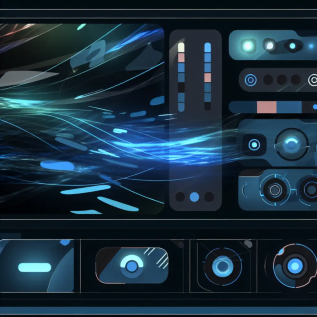 Nowoczesny przykład dynamicznego komponentu UI z motywami morskimi