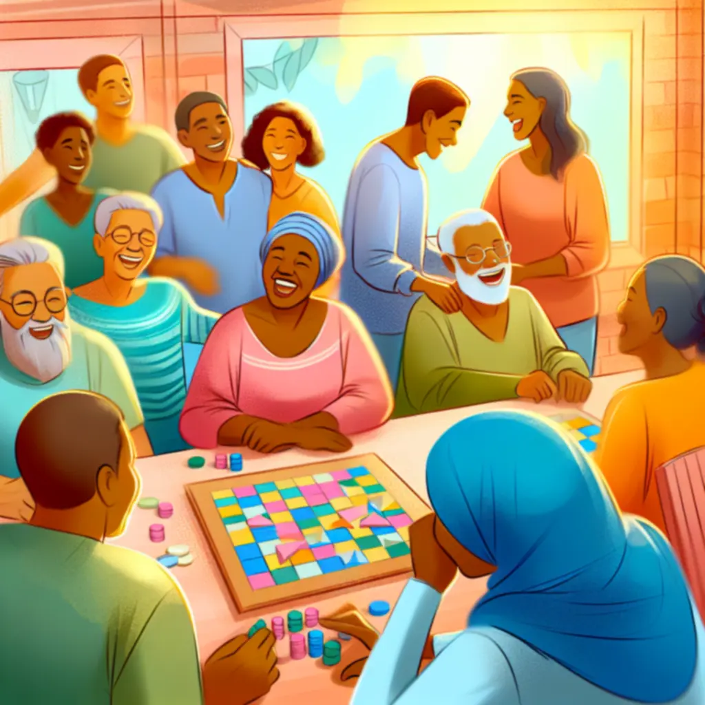 Szczęśliwa społeczność graczy ciesząca się wspólną rozgrywką na OceanGamePL